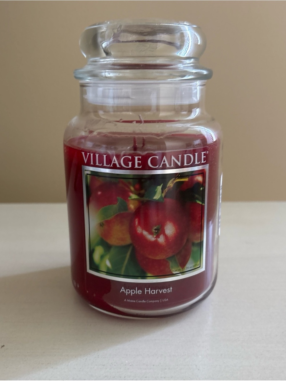 New Village Candle Apple Harvest Jar Candle  21.25 oz. Fall. Harvest. Fragrant
